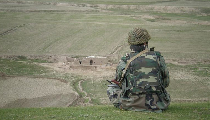 A member of the Afghan military.