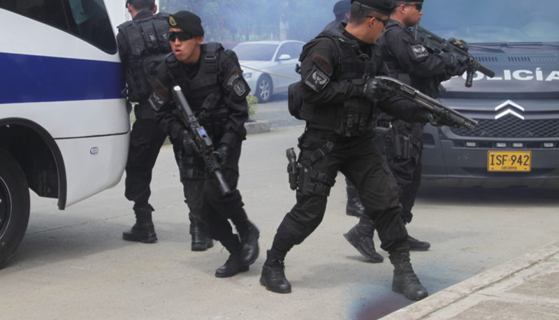 Special operations police in Colombia.