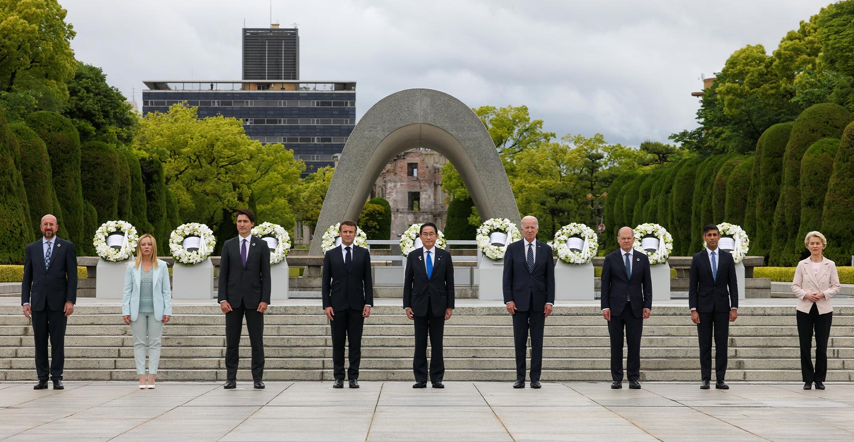 Prime Minister Rishi Sunak attends the G7 Leaders Summit in Hiroshima Japan.