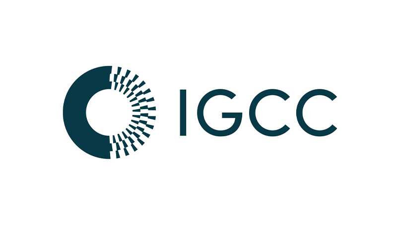 Teal IGCC logo on white background