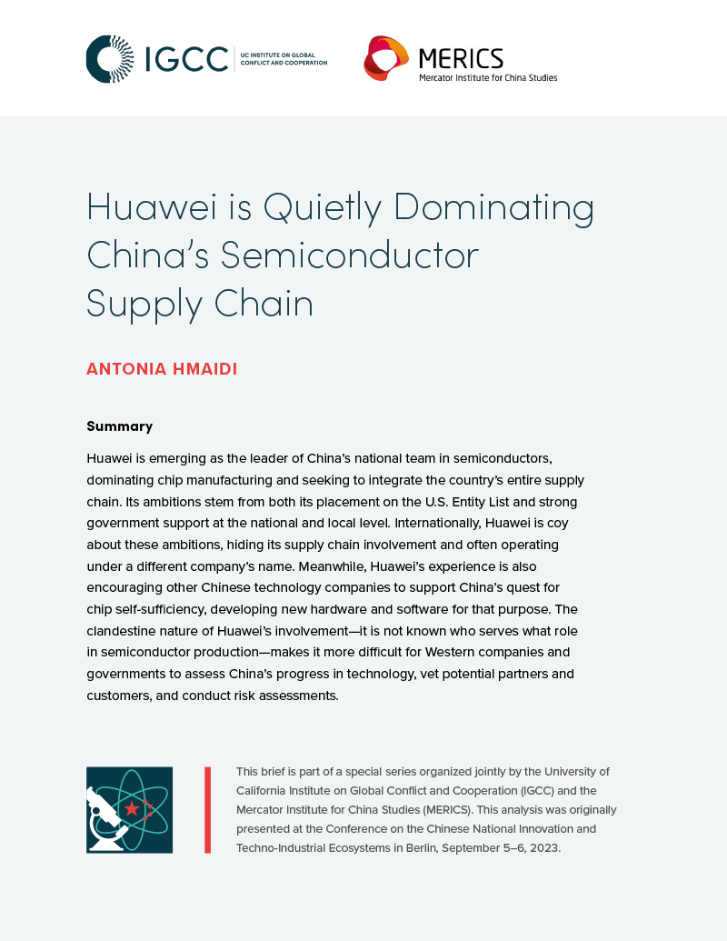 Huawei is Quietly Dominating China’s Semiconductor Supply Chain