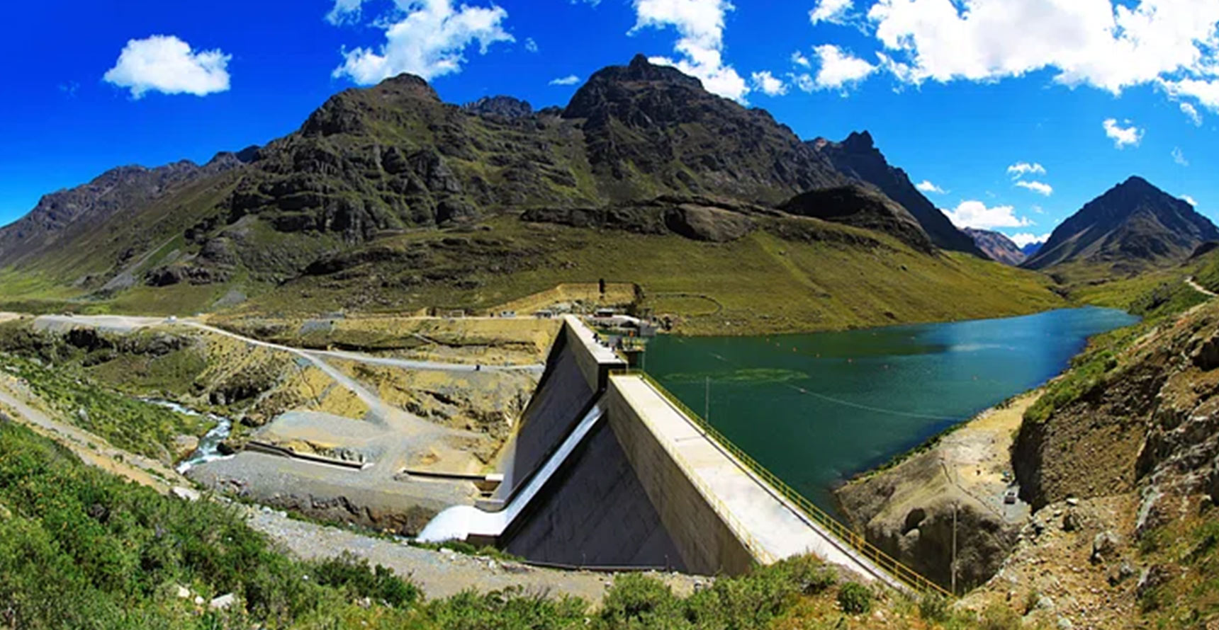 Hydroelectric power station in Huanza, Peru.