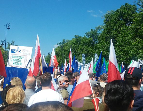 KOD Demonstration, Warsaw 2016