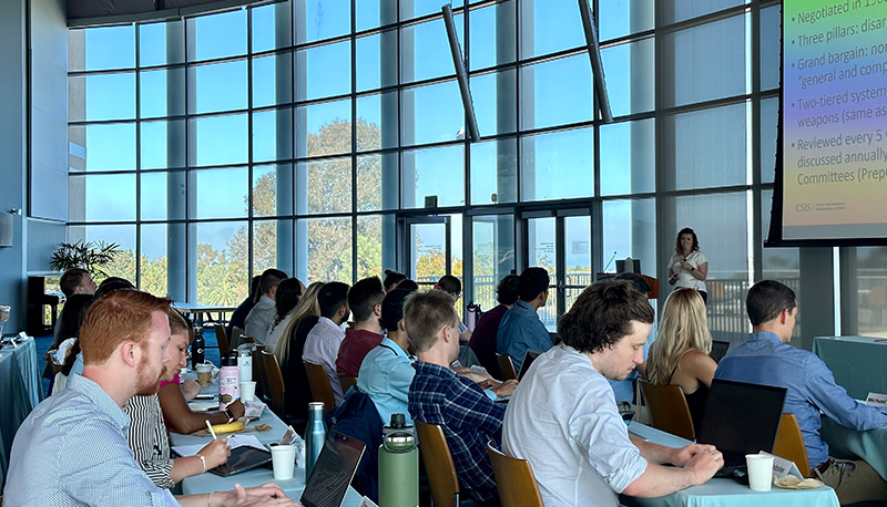 Participants attend a lecture at the 2023 PPNT Bootcamp